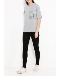 Женская серая футболка от adL