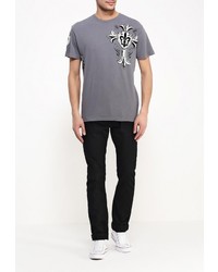 Мужская серая футболка от Affliction