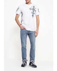 Мужская серая футболка от Affliction