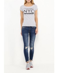 Женская серая футболка от Alcott