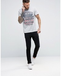 Мужская серая футболка от Wrangler