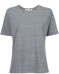 Женская серая футболка от Amo