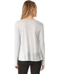 Женская серая футболка от Ella Moss