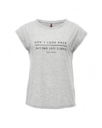 Женская серая футболка от Baon