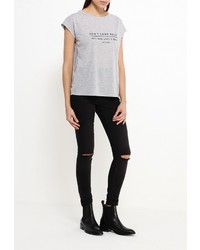 Женская серая футболка от Baon