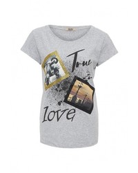 Женская серая футболка от Besh