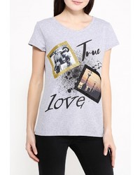 Женская серая футболка от Besh