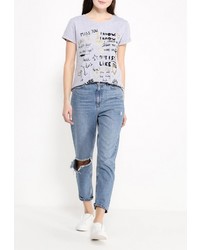 Женская серая футболка от Besh