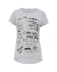 Женская серая футболка от Besh