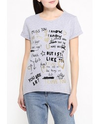 Женская серая футболка от Besh