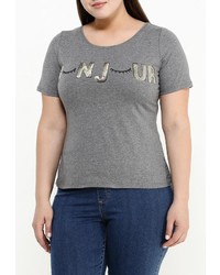 Женская серая футболка от Bestia Donna