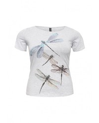 Женская серая футболка от Bestia Donna