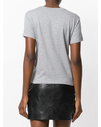 Женская серая футболка от MSGM