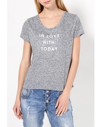 Женская серая футболка от Broadway