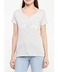 Женская серая футболка от Broadway