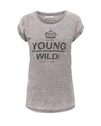 Женская серая футболка от Bruebeck