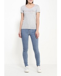 Женская серая футболка от Calvin Klein Jeans