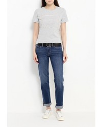 Женская серая футболка от Calvin Klein Jeans