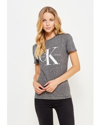 Женская серая футболка от Calvin Klein Jeans