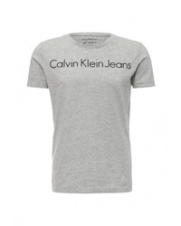 Мужская серая футболка от Calvin Klein Jeans