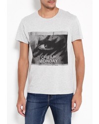 Мужская серая футболка от Cheap Monday