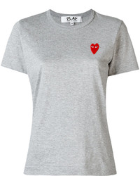 Женская серая футболка от Comme des Garcons