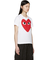 Женская серая футболка от Comme des Garcons