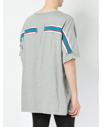 Мужская серая футболка от Facetasm