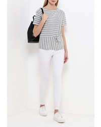 Женская серая футболка от Coquelicot