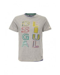 Мужская серая футболка от Desigual