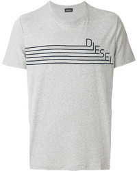 Мужская серая футболка от Diesel