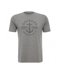 Мужская серая футболка от Dockers