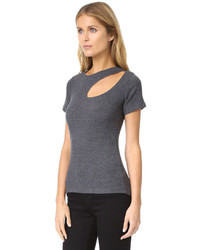 Женская серая футболка от LnA