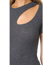 Женская серая футболка от LnA