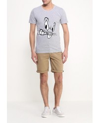 Мужская серая футболка от Eleven Paris