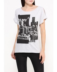 Женская серая футболка от Emoi