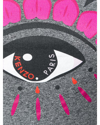 Женская серая футболка от Kenzo