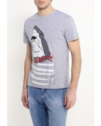 Мужская серая футболка от F5