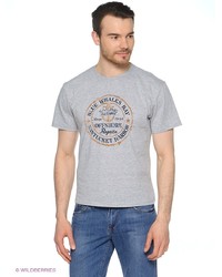 Мужская серая футболка от F5