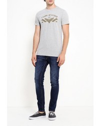 Мужская серая футболка от Frank NY