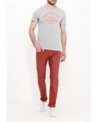 Мужская серая футболка от Frank NY