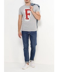 Мужская серая футболка от Frank NY