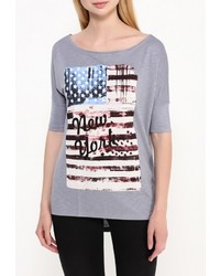 Женская серая футболка от Frank NY