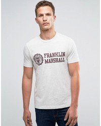 Мужская серая футболка от Franklin & Marshall
