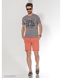 Мужская серая футболка от Fred Mello