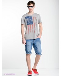 Мужская серая футболка от Fred Mello