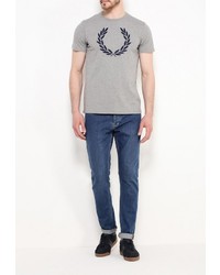 Мужская серая футболка от Fred Perry