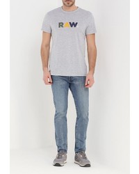 Мужская серая футболка от G Star