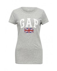 Женская серая футболка от Gap