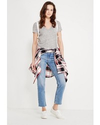 Женская серая футболка от Gap